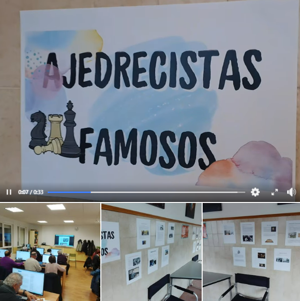 Ajedrecistas famosos - Exposición