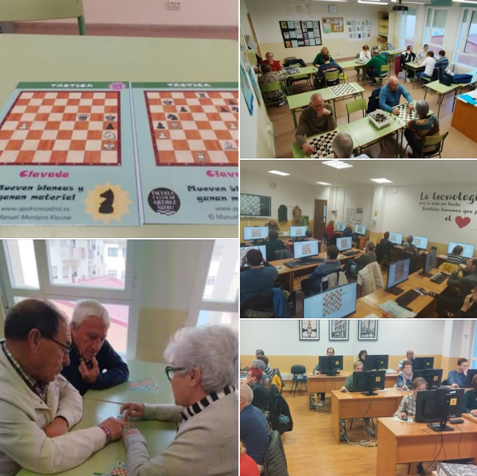 Ajedrez en tableros y en el ordenador