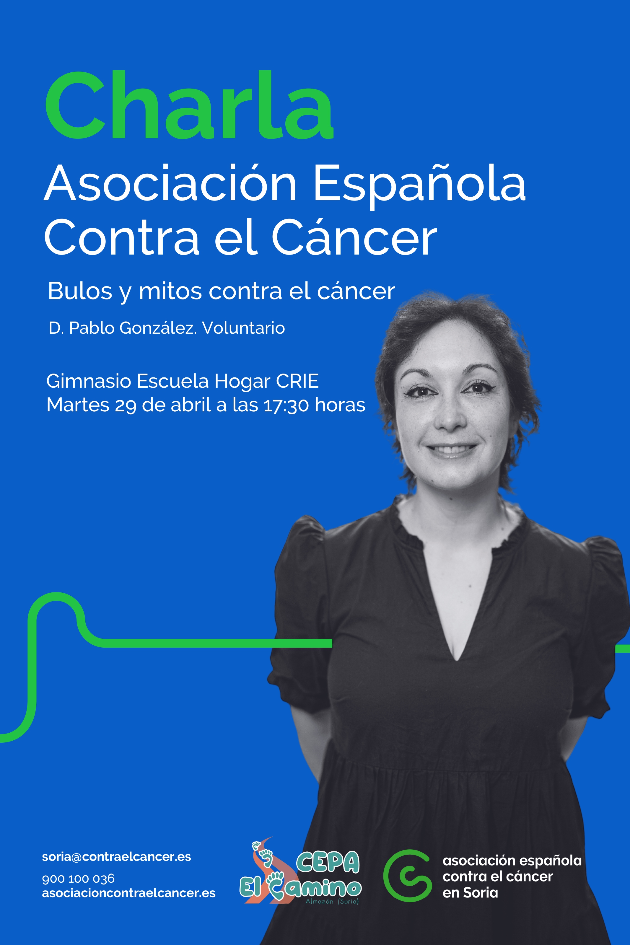 Cartel Charla Cáncer