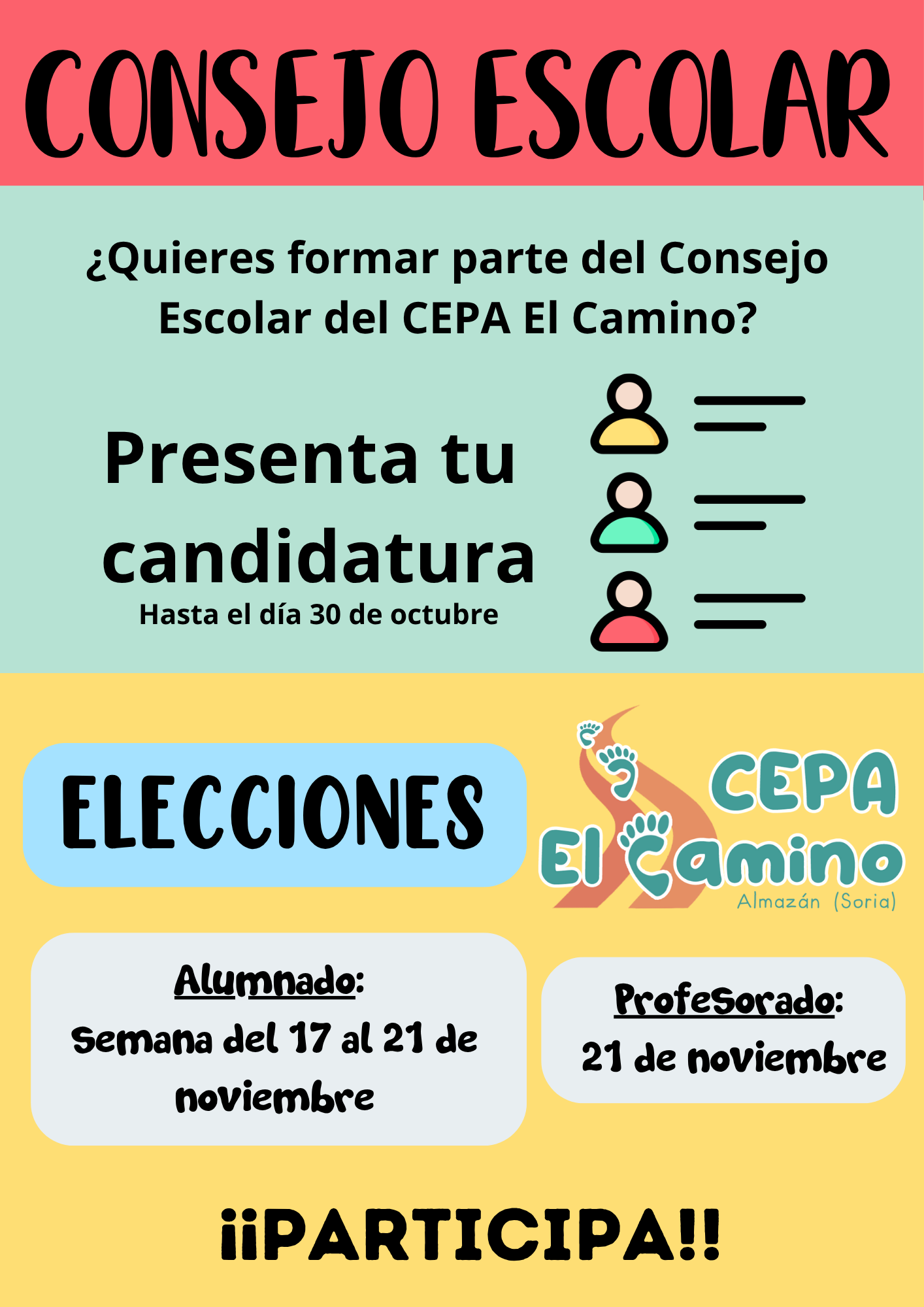 ELECCIONES CONSEJO ESCOLAR