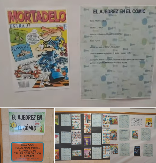 El ajedrez en el cómic