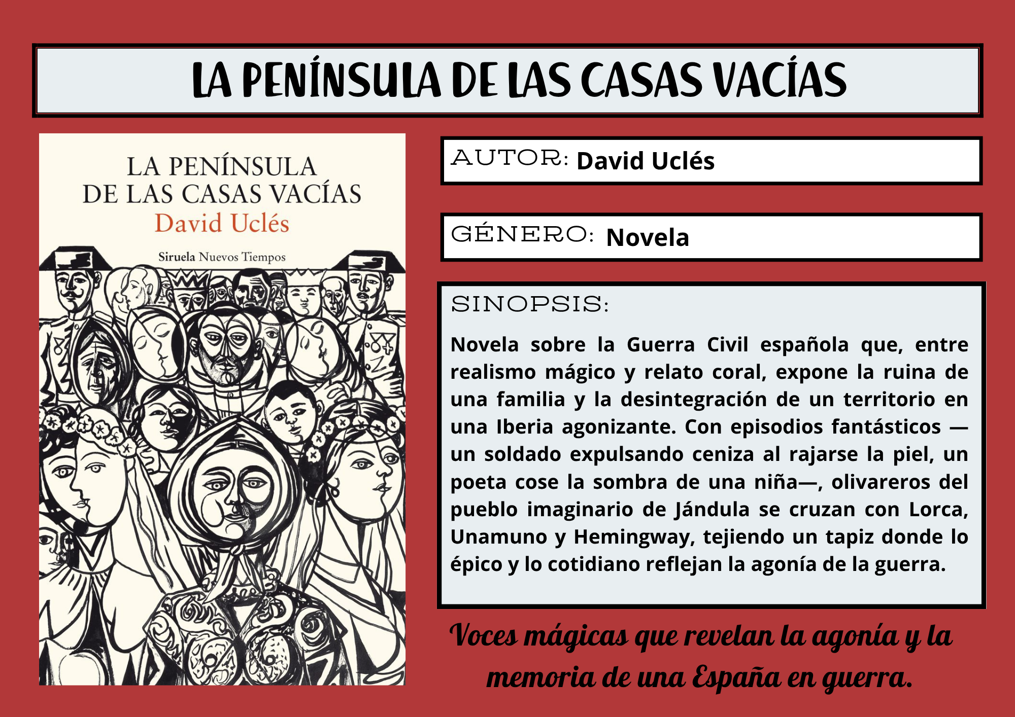 JUNIO 2026 - La península de las casas vacías