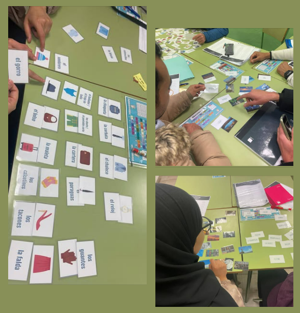 Vocabulario Alfababetización material manipulativo