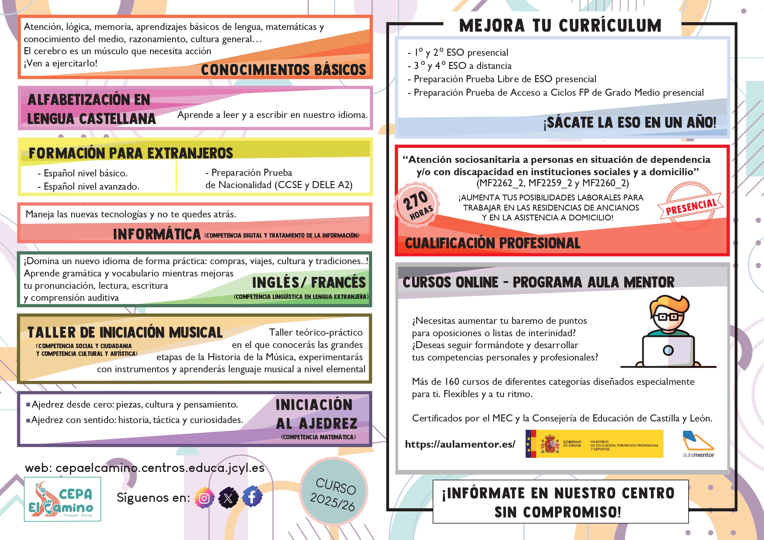 Oferta formativa 2025-2026